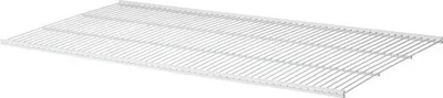 Produktbild von Drahtgitterfachboden Set 80x1x40,6 cm weiß