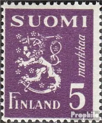 Produktbild von Briefmarken Finnland 1945 Mi 304 postfrisch Freimarken Wappenlöwe