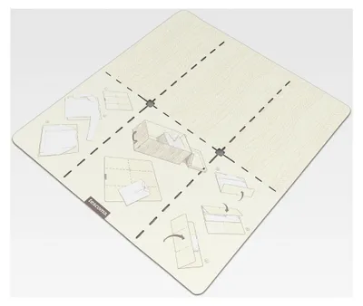 Produktbild von Wäschefaltbrett FANCY HOME, groß