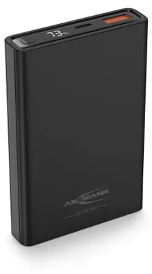 Produktbild von Powerbank 10000 mAh PB222PD (schwarz, 10.000 mAh, PD, Quick Charge 3.0)