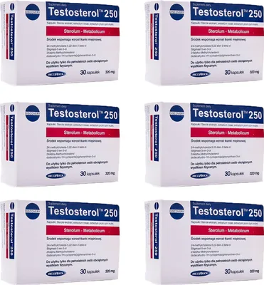 Produktbild von 6x Megabol Testosterol 250 30 Kapseln 180 Stück Body Building Kraftsport Training Fitness