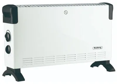 Imagen del producto de Calefactor convector Rosberg R51974FT, 2000 W, 3 niveles, ventilador turbo, termostato