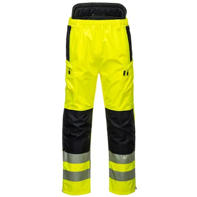 Obrázok produktu pre Portwest PW342 PW3 nohavice s vysokou viditeľnosťou Yellow/Black Veľkosť M