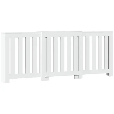 Obrázok produktu pre vidaXL Obloženie radiátora biele 205x21,5x83,5 cm materiál na báze dreva