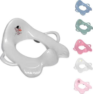 Immagine prodotto di Sedile per wc Lorelli con maniglie paraspruzzi forma ergonomica grigio
