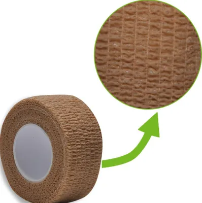 Produktbild von MC24 Fingertape, kohäsiv, 2,5cmx4,5m, haufarben, 5St