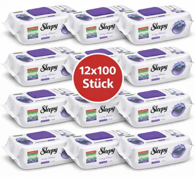 Produktbild von Sleepy Easy Clean Oberflächenreinigungstücher Mountain Breeze 12x100 STÜCK
