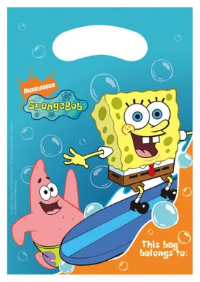 Produktbild von SpongeBob Surfing Partytüten