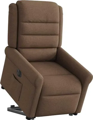 Produktbild von vidaXL Relaxsessel mit Aufstehhilfe Elektrisch Braun Stoff