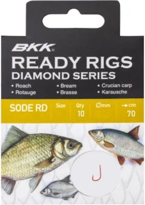 Produktbild von BKK Ready Rig Diamond Sode RD 70cm - Friedfischvorfächer, Hakengröße/Schnurdurchmesser:Gr. 6 / 0.18mm