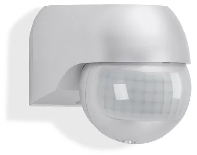 Produktbild von Telefunken Bewegungsmelder für außen silber Reichweite 12m 180° IP44