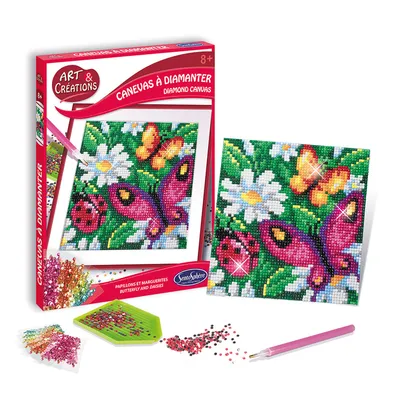 Immagine prodotto di Fiori e farfalle con strass