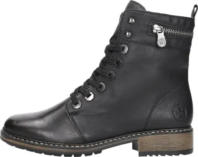 Image de Rieker Chaussures à lacets pour femmes  Chaussures à lacets Hautes - Noir - Taille 39