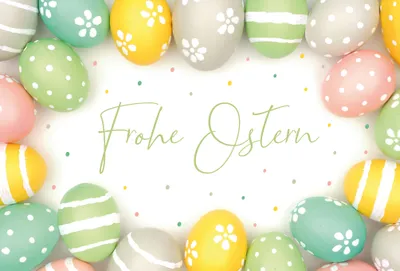 Produktbild von Ostern - Glückwunschkarte im Format 11,5 x 17 cm mit Briefumschlag