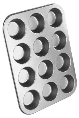 Produktbild von Chef Aid Muffinform für 12 Muffins oder Cupcakes – Antihaftbeschichtetes Muffinb
