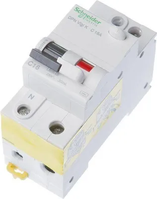 Produktbild von Fehlerstromschutzschalter 2P 16A C 0,03A Typ AC DPN Vigi K A9D20616