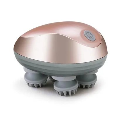 Produktbild von Elektrischer Kopfhautmassager, IPX7 wasserdicht, USB-ladbar, Tiefenmassage für Haarpflege & Entspannung