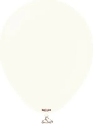 Image de Retro WhiteBallons latex blancs de 30cm, 100 pièces.