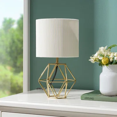 Zdjęcie produktu dla Lampka nocna EDISHINE z żarówką LED 4W, nowoczesna lampa stołowa, 2700K ciepła biel