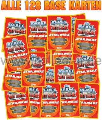 Image de RA1 - Spar 8 - TOUTES les 128 cartes de base - Rebel Attax - Star Wars - Série 1