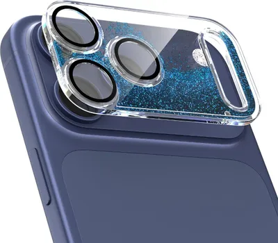 Obrázok produktu pre INF PC Ochrana objektívu fotoaparátu pre iPhone 17 Pro Max - Odolná voči poškriabaniu a nárazom Modrá