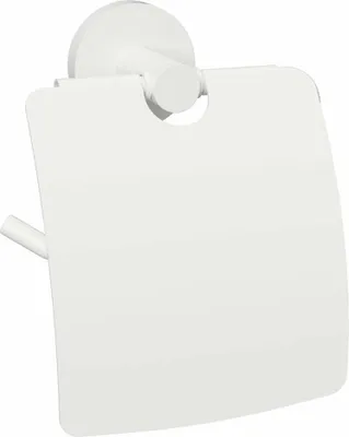 Image de Dérouleur papier toilette WHITE en laiton blanc 14 cm-14.00  --