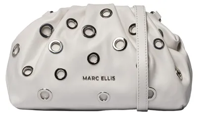 Immagine prodotto di Borsa a spalla "Deep Bag" da donna, in poliuretano, con design arricciato e dettagli dorati a occhielli