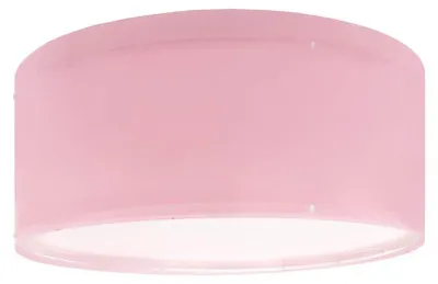 Produktbild von Rosa Kinder Deckenleuchte 2-flammig mit transparentem und transluzentem Doppelschirm