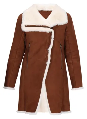 Image de Manteau pour femme SAPORTA - marron, taille S