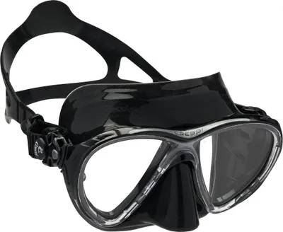 Produktbild von Cressi Tauchmaske Tauchausrüstung Big Eyes Evolution Schwarz Komfortabel Professionell