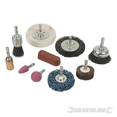Immagine prodotto di Silverline 918557 Accessori per la pulizia e la lucidatura, 10 pz