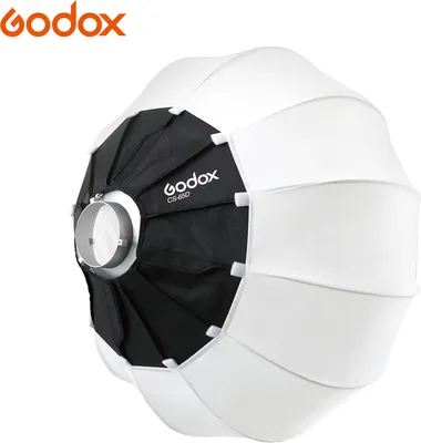 Produktbild von Godox CS-65D 65 cm Durchmesser Faltbare Laterne Softbox Fotografie Softbox mit Bowens Mount Schnellinstallation fuer die Videoaufnahme Live-Streaming-Filmproduktion