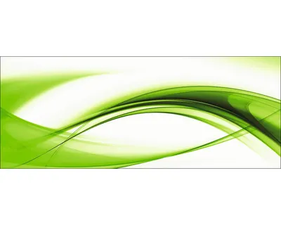 Produktbild von Glasbild High Green Wave I 80x30 cm