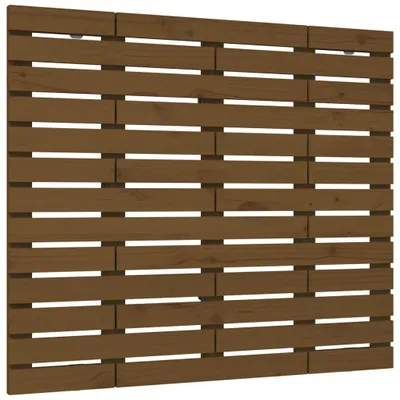 Produktbild von vidaXL Wand-Kopfteil Honigbraun 81x3x91,5 cm Massivholz Kiefer