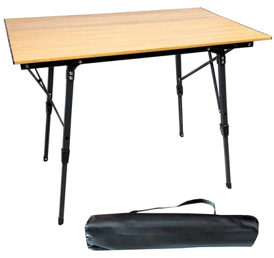 Produktbild von osoltus Camping Klapptisch Alu Tisch Fjord 90 cm x 59 cm höhenverstellbar