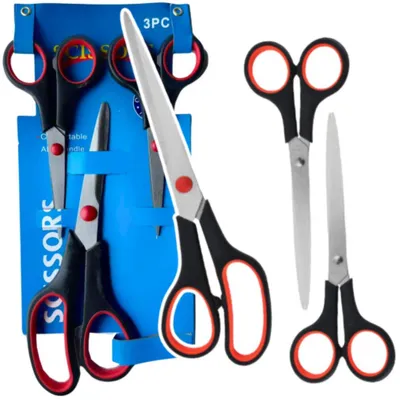 Produktbild von Leantoys Büroscheren-Set Universal 3-teilig.