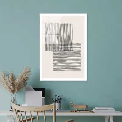 Produktbild von Wallity, UV-889 - 45 x 65, Dekorative Malerei aus gehärtetem Glas, Mehrfarbig, 100 % gehärtetes Glas, 45 x 65 cm