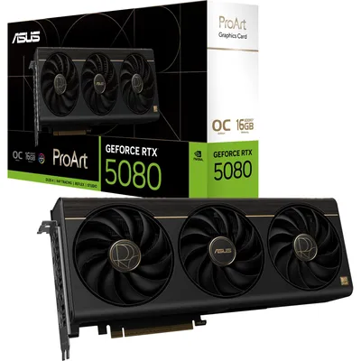 Produktbild von 16GB ASUS ProArt GeForce RTX 5080 OC Edition PROART-RTX5080-O16G