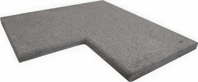 Zdjęcie produktu dla Trend naturalny kamień narożny na krawędź basenu 55 x 55 x 3 cm | G 684
