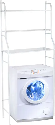 Produktbild von Polica na práčku cca 68 x 25 x 155 cm - nadstavbová polica na práčku