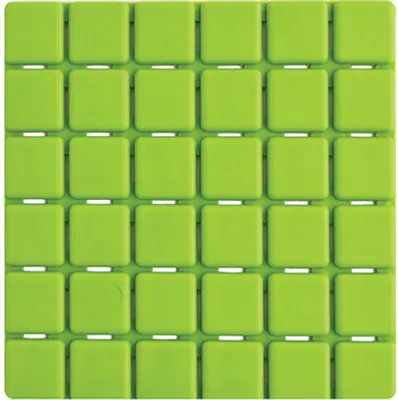 Produktbild von MSV Premium Duschmatte Badematte Badewanneneinlage Anti Rutsch Pads - 6 Stück - antibakteriell rutschfest mit Saugnäpfen - Grün - ca. 13 x 13 cm - duftet nach Rosen - waschbar bei 60° Grad