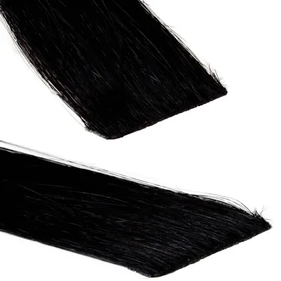 Zdjęcie produktu dla Przedłużanie włosów taśmą Invisible Tape Premium z prawdziwych włosów #2/0 czarne