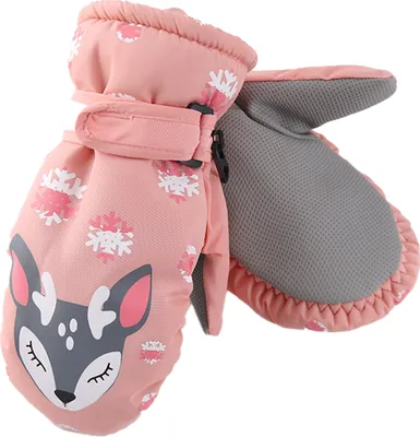 Produktbild von Kinder Winter Schnee Handschuhe Baby Jungen Wasserdichte Ski Fäustlinge Mädchen Winddicht Warme Handschuh