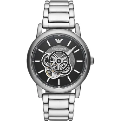 Produktbild von Emporio Armani Meccanico Herrenuhr silber AR60021