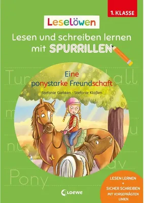 Obrázok produktu pre Leselöwen - Lesen und schreiben lernen mit Spurrillen - Eine ponystarke Freundschaft