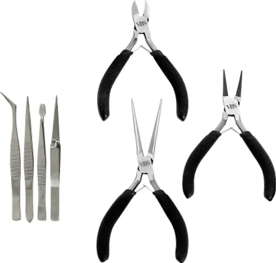 Produktbild von VBS Zangen- und Pinzettenset, 7-tlg.
