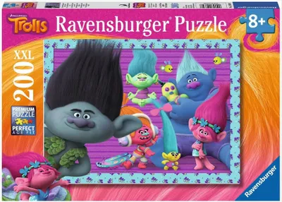 Produktbild von Trolls - Prinzessin Poppy und ihre Freunde, 200 XXL-Teile Puzzle