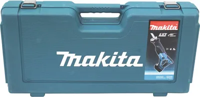 Produktbild von Makita Transportkoffer Kunststoff für Säbelsägen BJR141, BJR181, DJR181 mit robustem Griff und Zubehörfach
