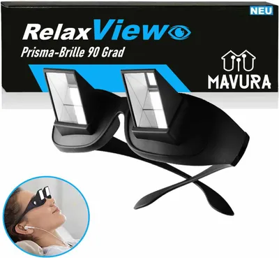 Produktbild von RelaxView hranolové brýle 90° zorný úhel sklopné brýle zrcadlové brýle úhlové brýle