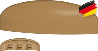 Produktbild von BAUHELD® Fenster Wasserschlitzkappen [ Germany] - 30 Stück für Fensterrahmen - Schlitzbreite 30-35mm - RAL 8003